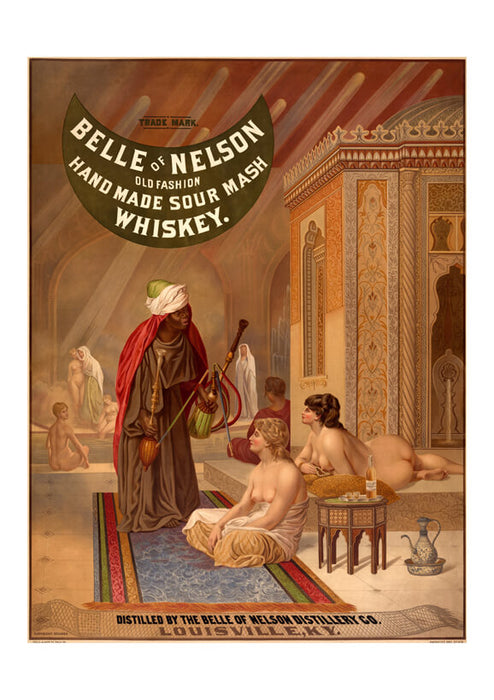 Belle of Nelson Whiskey Vintage Advertisment