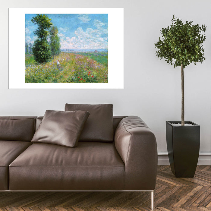 Claude Monet - Monet Meadow with Poplars Homepage