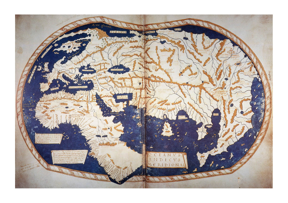 Henricus Martellus World Map 1490