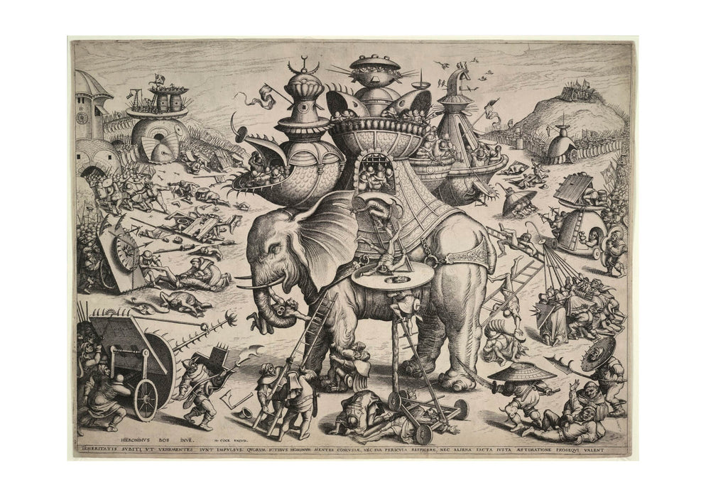 Hieronymus Bosch - The Besieging of an Elephant