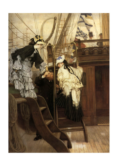 James Tissot - Boarding the Yacht