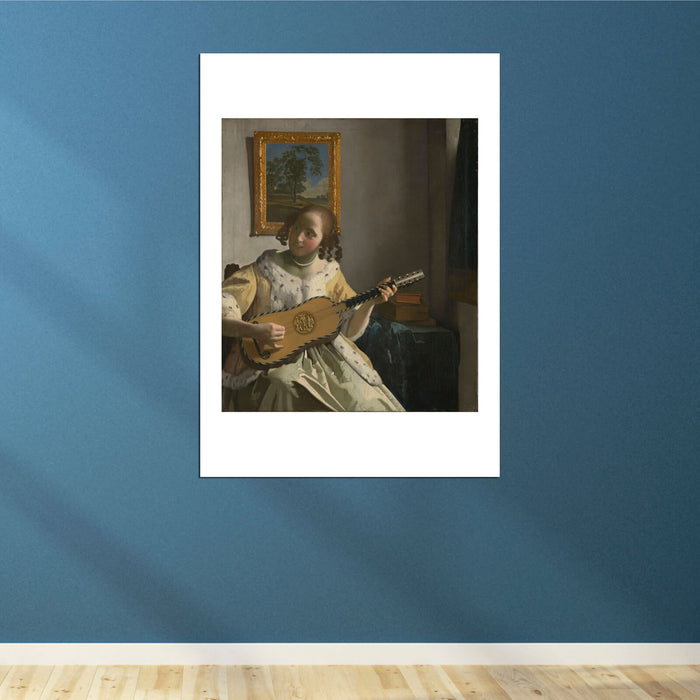 Johannes Vermeer - Playing an Instrument