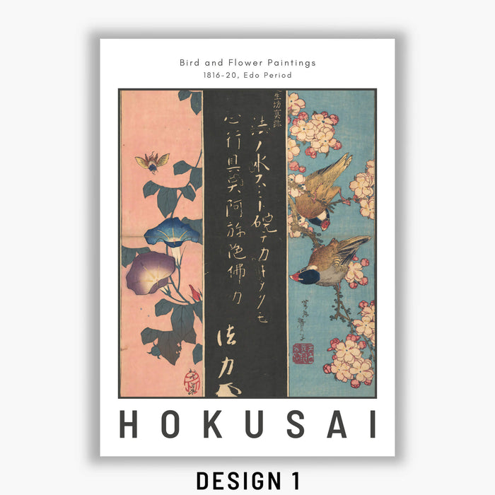 Katsushika Hokusai - Bird and Flower Paintings