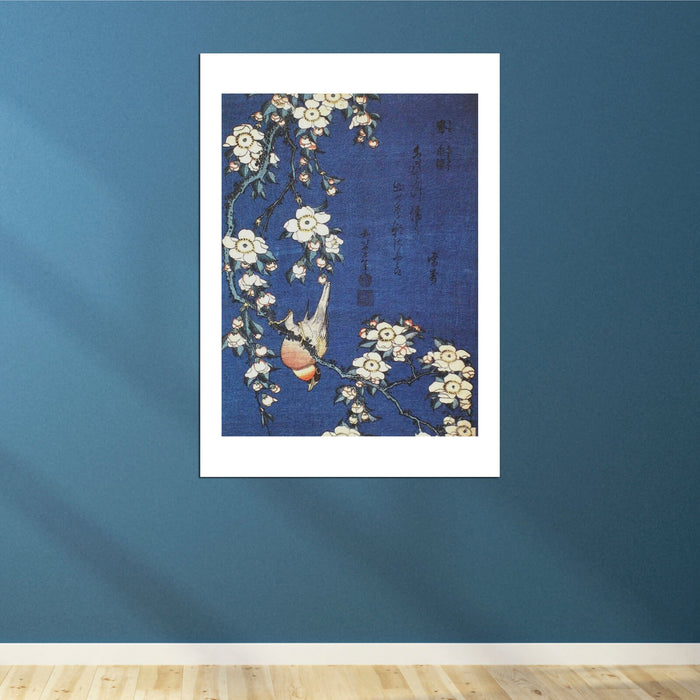 Katsushika Hokusai - Goldfinch and Cherry Tree 1834