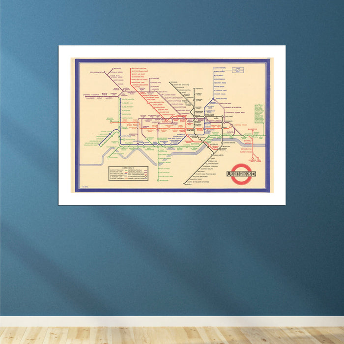 London Tube Map 1933