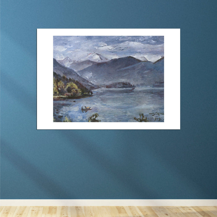 Lovis Corinth - Walchensee blaue Landschaft 1919
