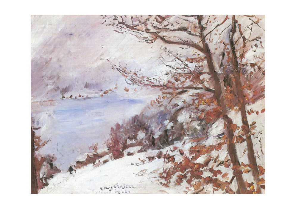 Lovis Corinth - Walchensee im Winter 1923