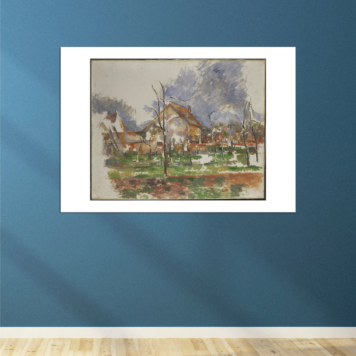 Paul Cezanne - Winter Landscape Giverny