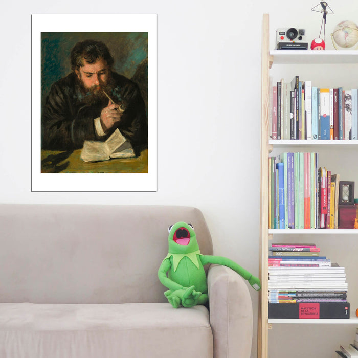 Pierre Auguste Renoir - Claude Monet (Le Liseur)