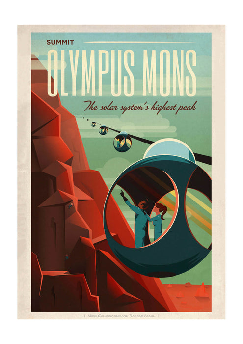 SpaceX Mars - Olympus Mons Space Tourism