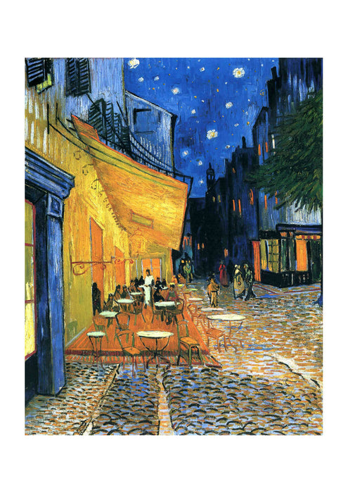 Vincent Van Gogh The Cafe Terrace on the Place de Forum in Arles at Night, 1888