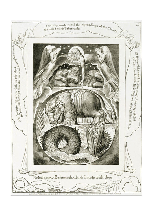 William Blake - Behemoth and Leviathan