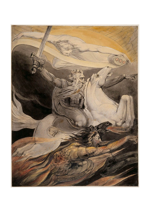 William Blake - Death on a Pale Horse Butlin 517
