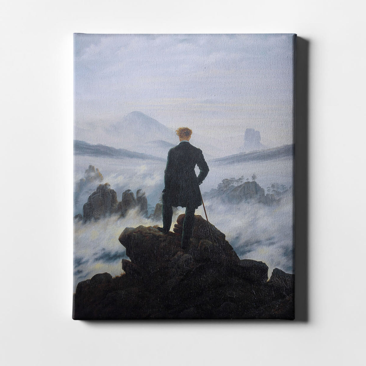 Caspar David Friedrich - The Wanderer Above the Sea of Fog 1818 / Canv ...