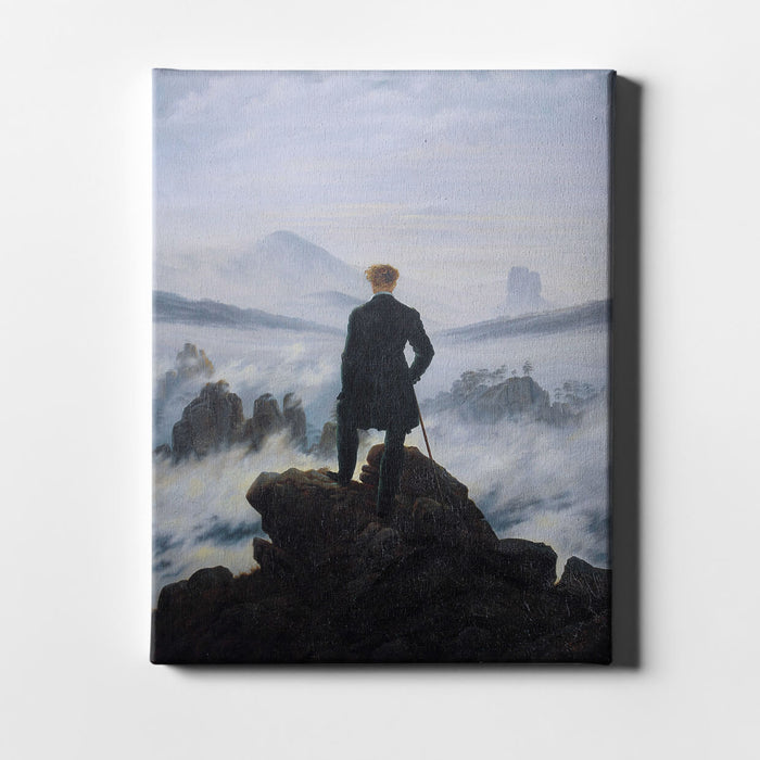 Caspar David Friedrich - The Wanderer Above the Sea of Fog 1818 / Canvas Print