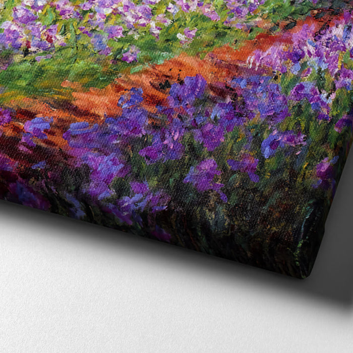 Claude Monet - The Artist's Garden at Giverny / Canvas Print