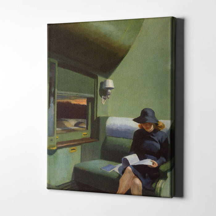 Edward Hopper - Compartment C Car / Canvas Print