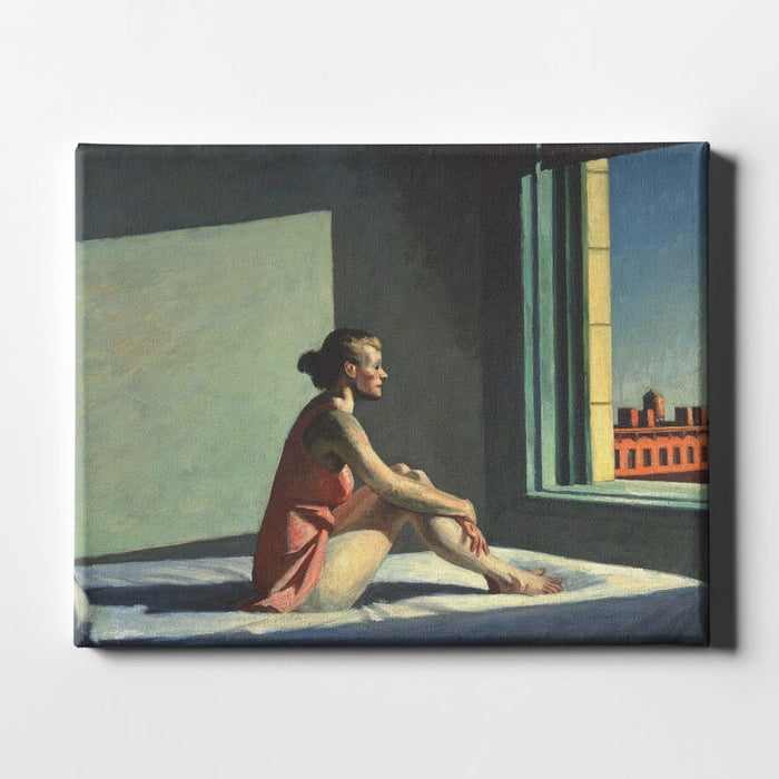 Edward Hopper - Morning Sun / Canvas Print