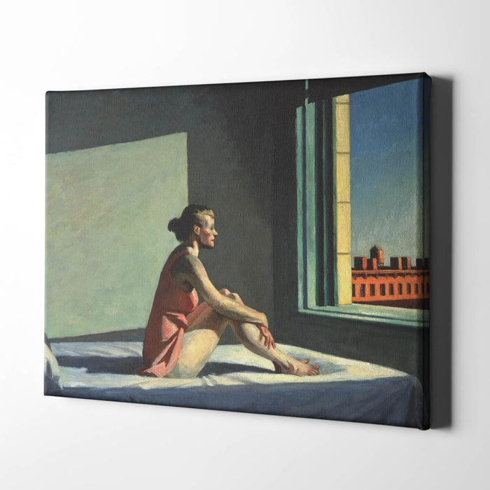 Edward Hopper - Morning Sun / Canvas Print