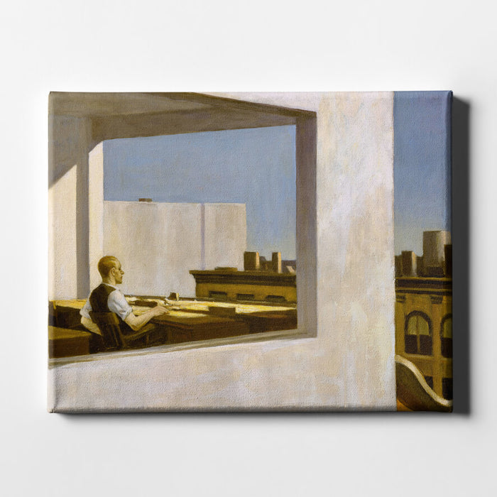 Edward Hopper - Office in a Small City 1953 / Canvas Print