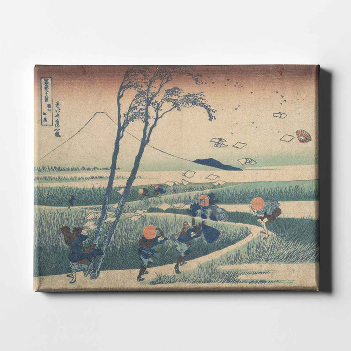 Katsushika Hokusai - Ejiri in Suruga Province / Canvas Print