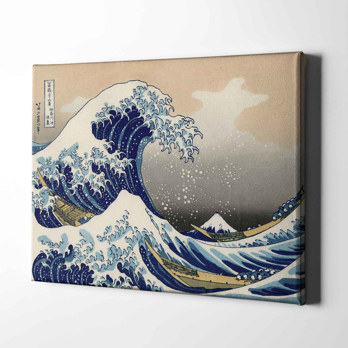 Katsushika Hokusai The Great Wave at Kanagawa / Canvas Print