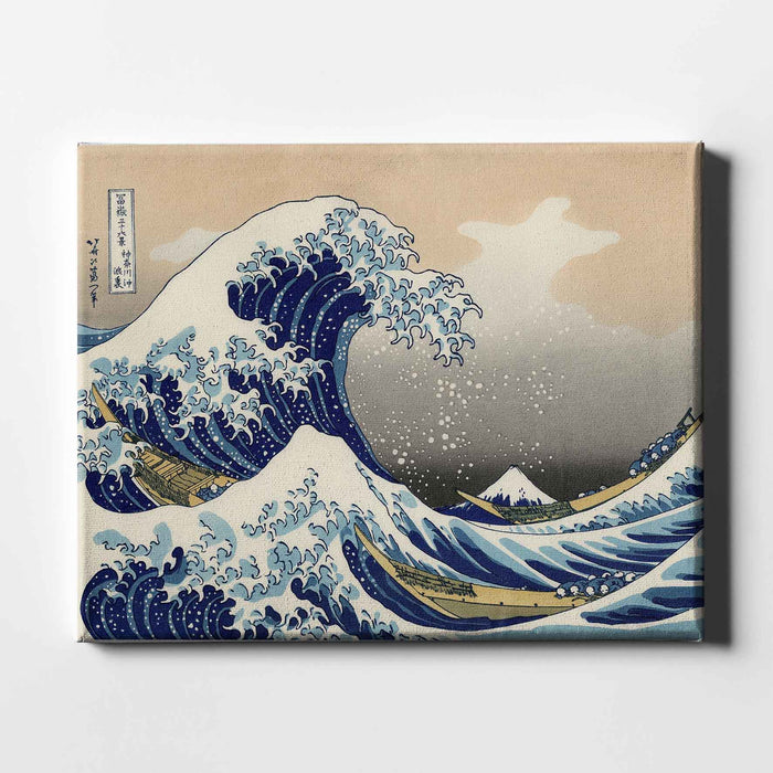 Katsushika Hokusai The Great Wave at Kanagawa / Canvas Print