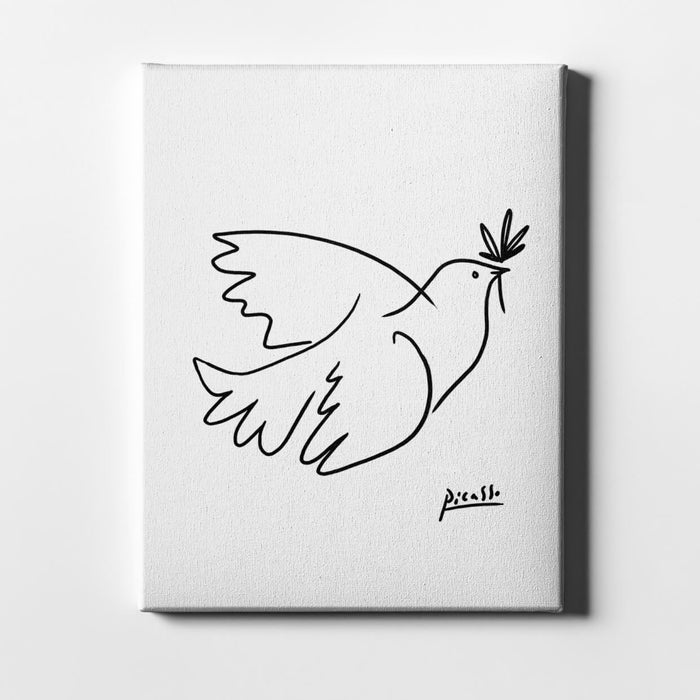 Pablo Picasso - Dove Sketch / Canvas Print