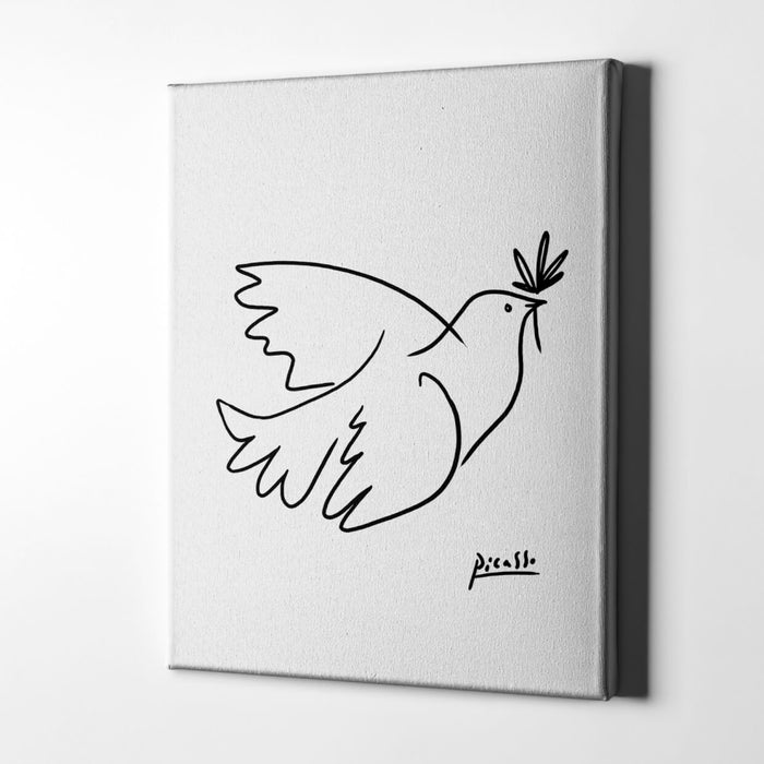 Pablo Picasso - Dove Sketch / Canvas Print
