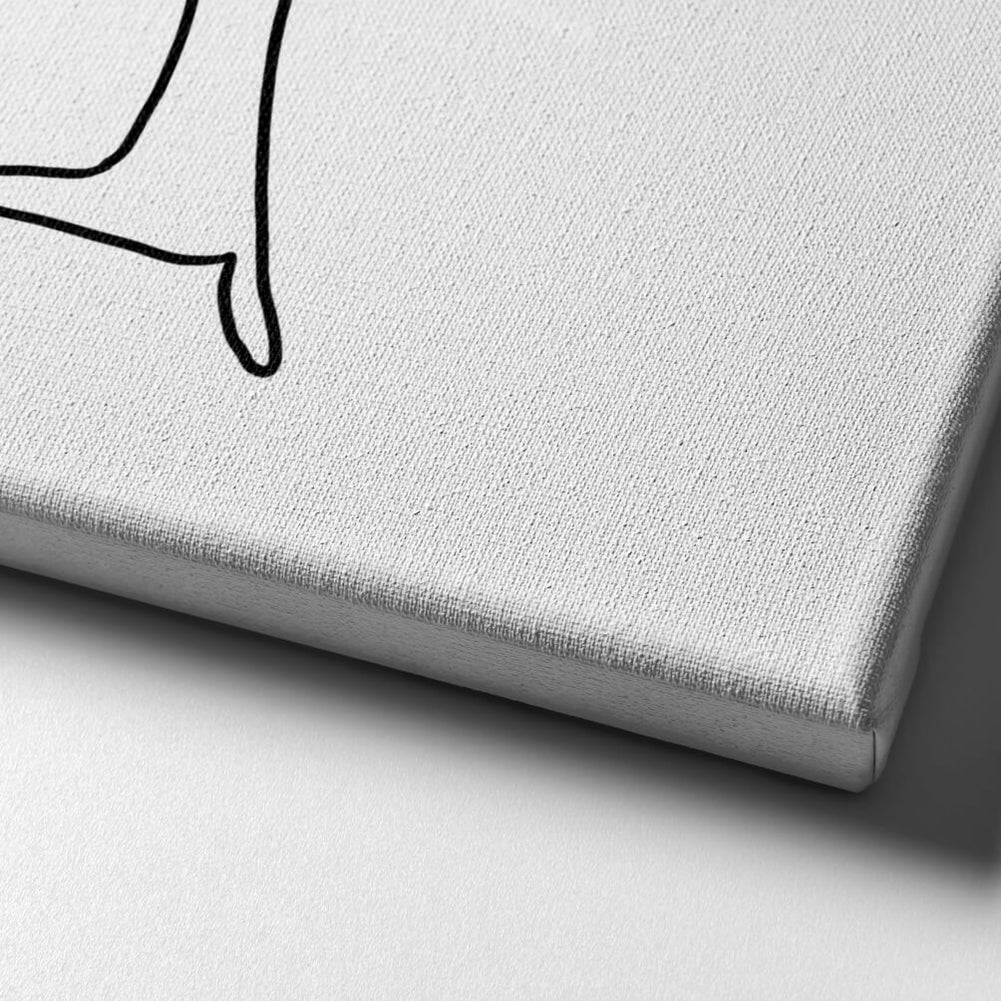 Pablo Picasso Sausage Dog / Canvas Print — Spiffing Prints