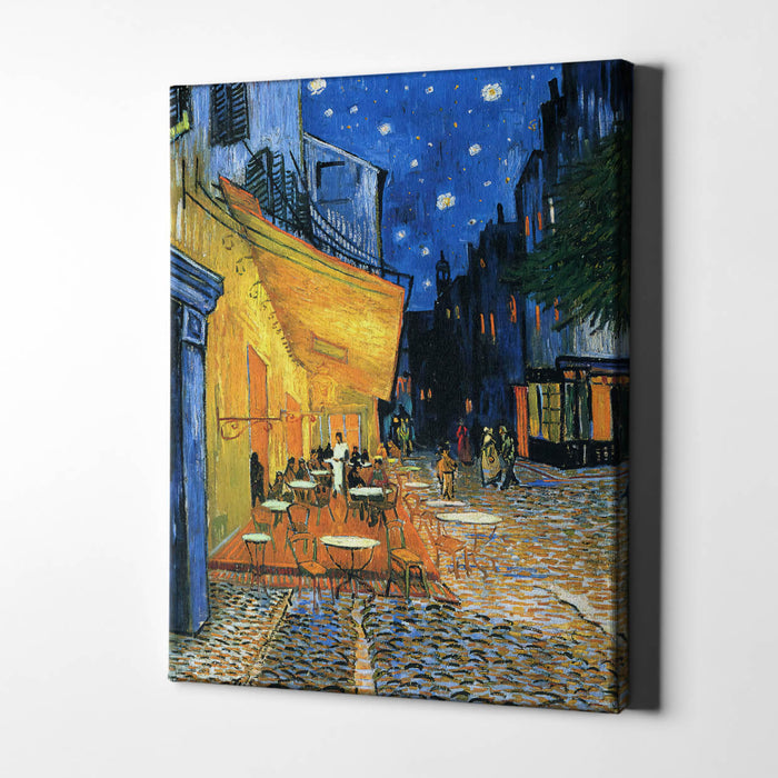 Vincent Van Gogh - The Cafe Terrace on the Place de Forum in Arles at Night, 1888 / Canvas Print