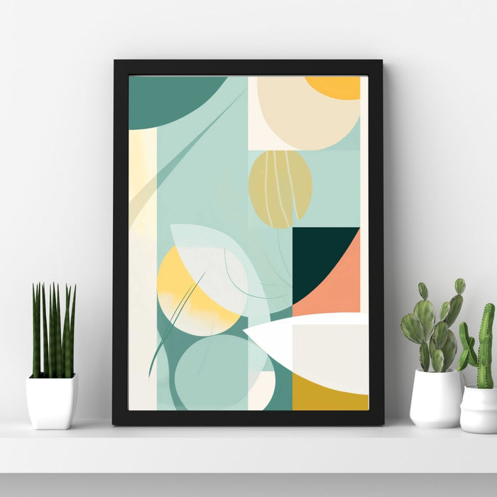 Mint Horizon – Modern design featuring mint green arcs on a crisp backdrop