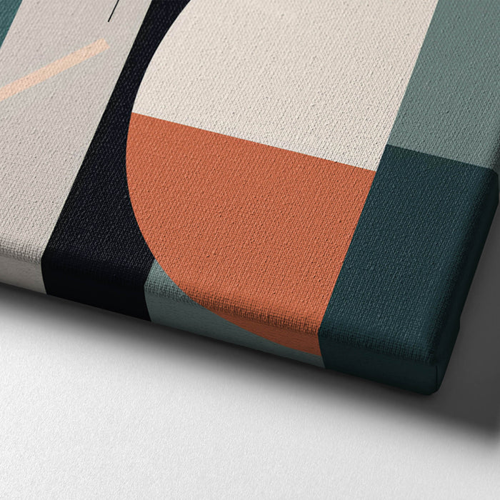 Pastel Structure – Harmonious abstract made from soft, clean shapes in fresh pastel tones