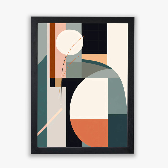 Pastel Structure – Harmonious abstract made from soft, clean shapes in fresh pastel tones