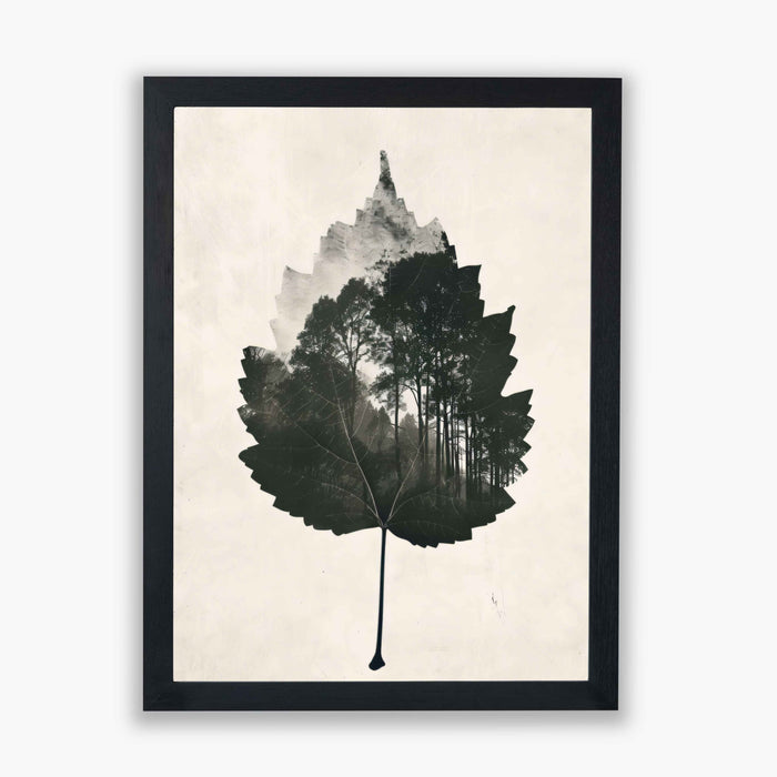 Shadow Botanicals – Forest in a Leaf – Double Exposure Nature Print