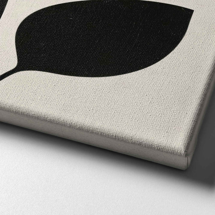 Shadow Botanicals – Midnight Trio – Minimalist Leaf Silhouette Art