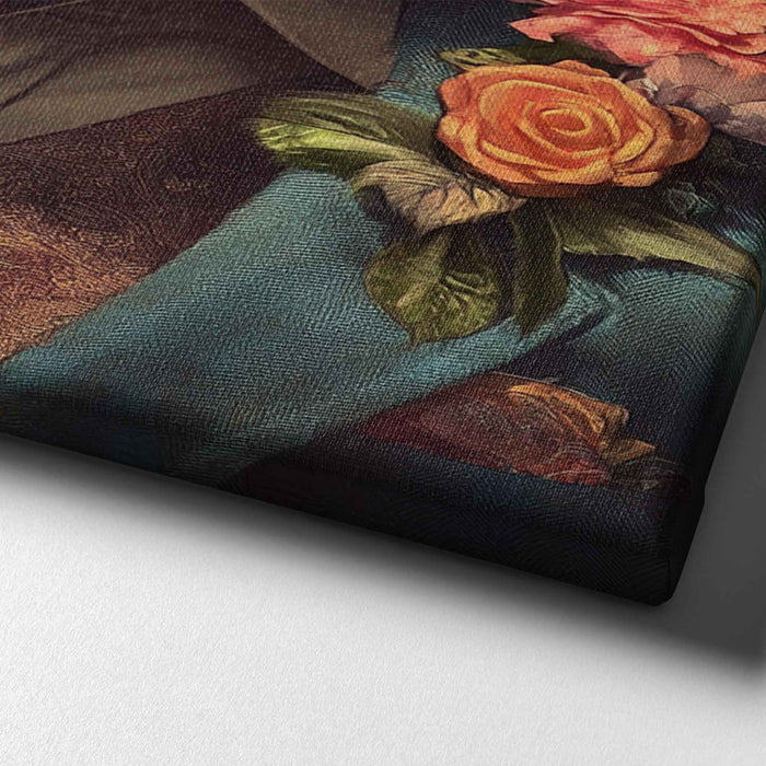 Beachside Beasts – Gorilla in Suit – Dapper Ape with Flowers and Sunglasses