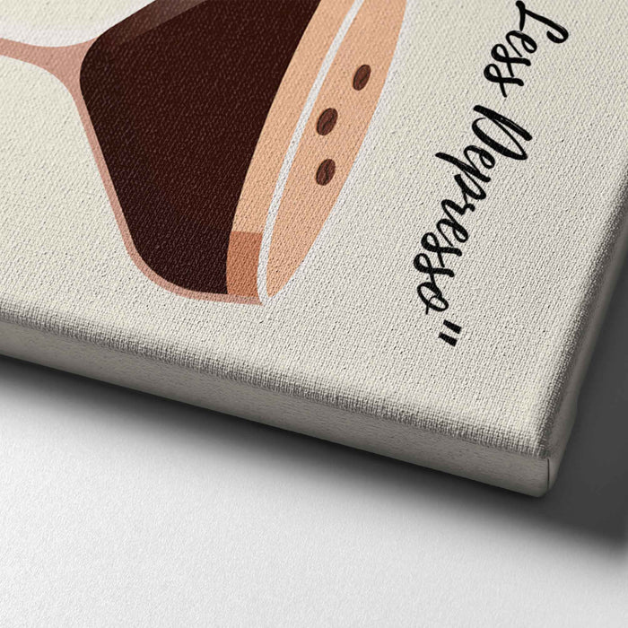 Cocktail Hour – Espresso Martini – Chic Mixology Art Print with Recipe Guide