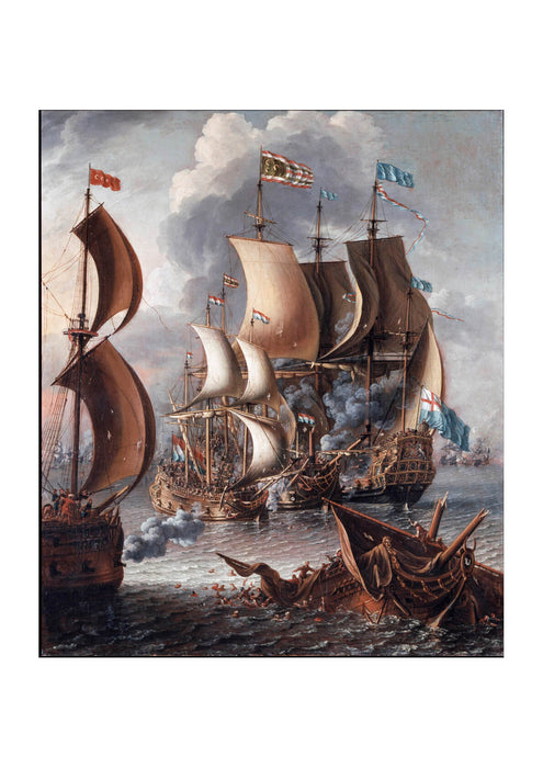 A Castro Lorenzo - A Sea Fight With Barbary Corsairs