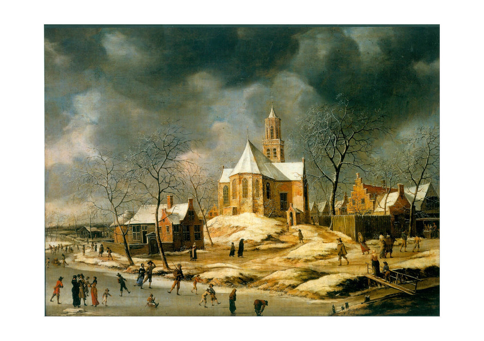 Abraham Van Beerstraten - The village of Midlum