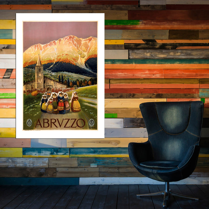 Visit Abruzzo Travel Poster