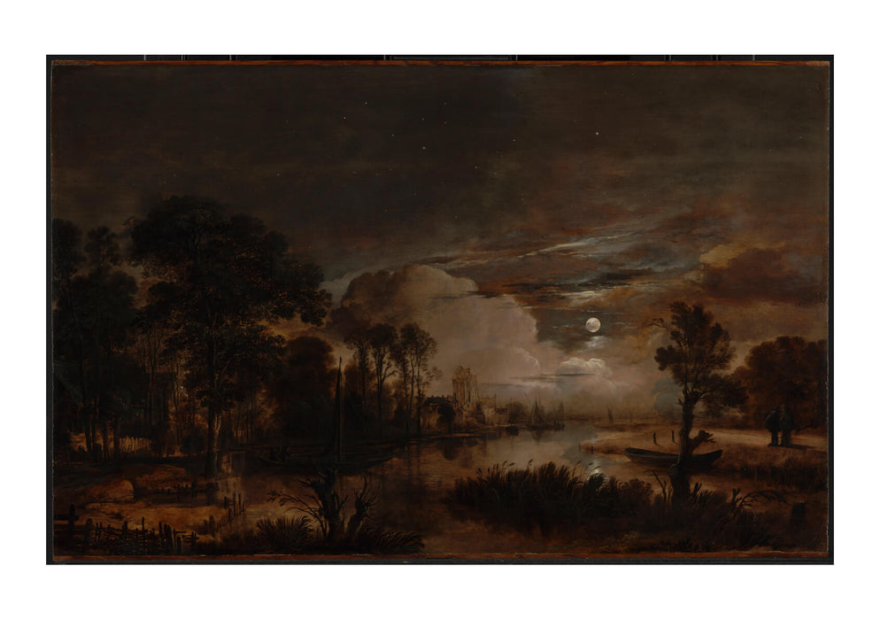 Aert Van Der Neer - Moonlit Landscape