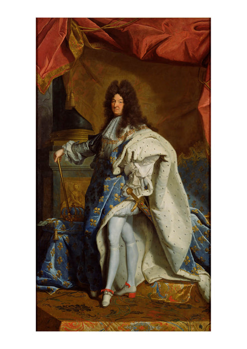 After Hyacinthe Rigaud French - Portrait Of Louis Xiv