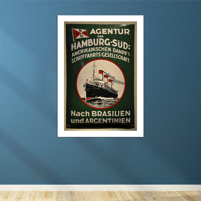 Agentur Hamburg Travel Poster
