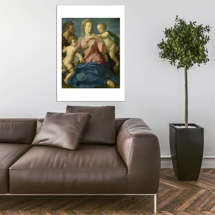 Agnolo Bronzino - Holy Family With Saint John