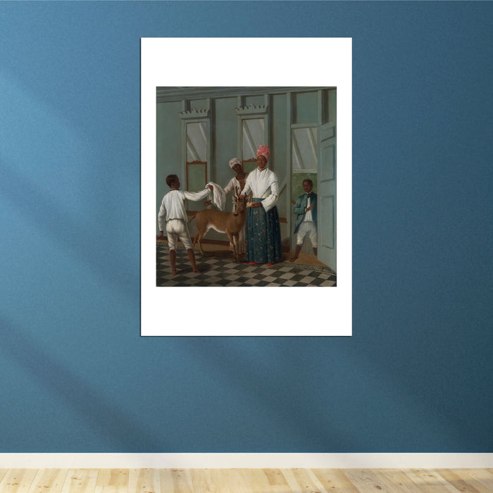 Agostino Brunias - Servants Washing A Deer