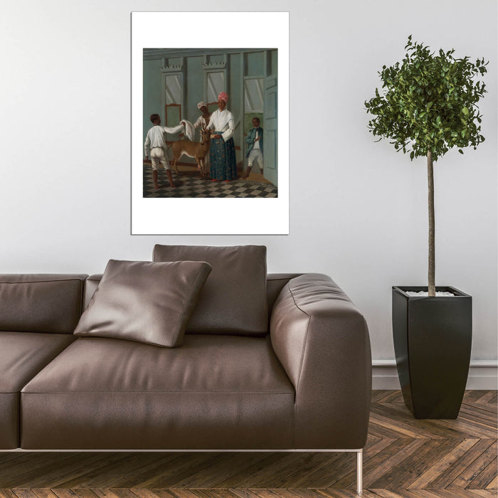 Agostino Brunias - Servants Washing A Deer