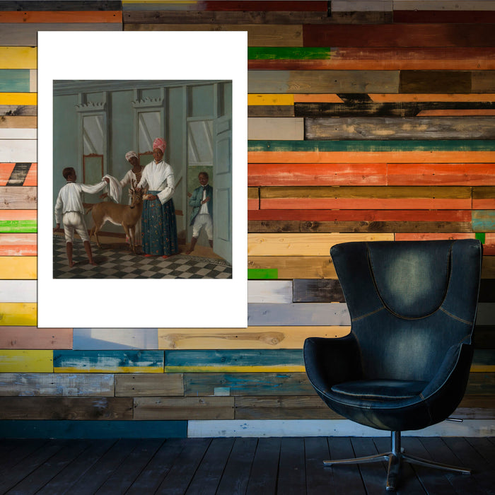 Agostino Brunias - Servants Washing A Deer