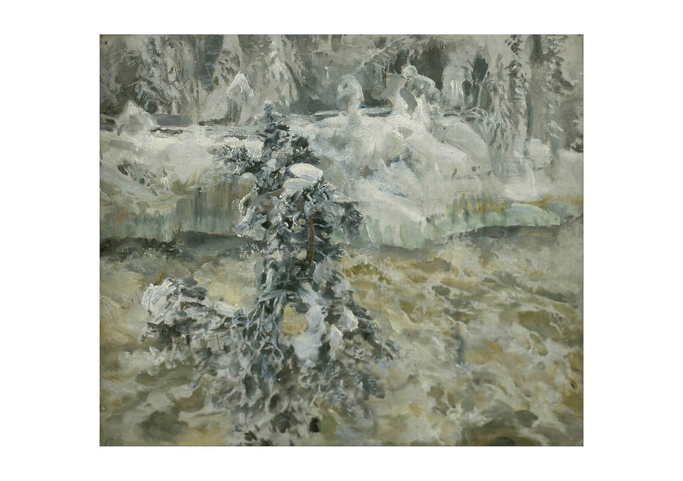 Akseli Gallen-Kallela - Imatra In Wintertime