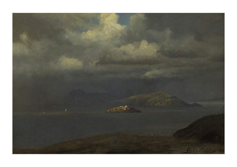 Albert Bierstadt - Alcatraz San Francisco Bay